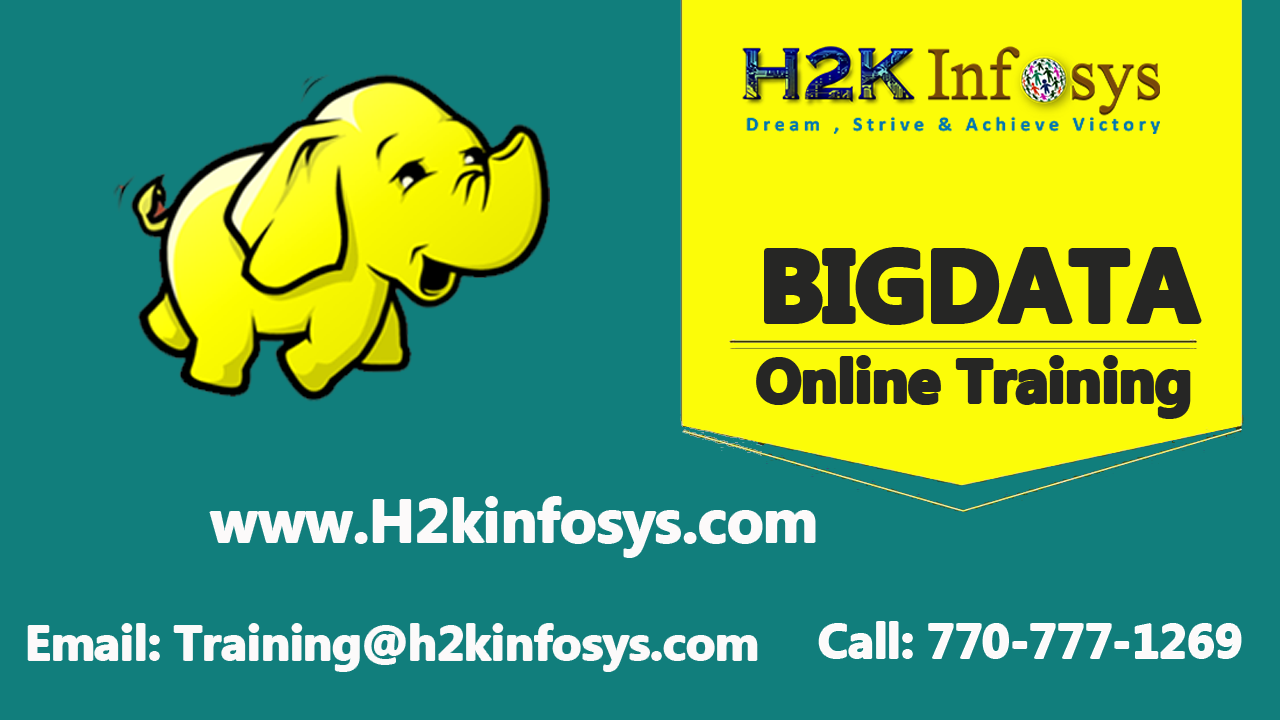 Big Data Hadoop Online Training Classes