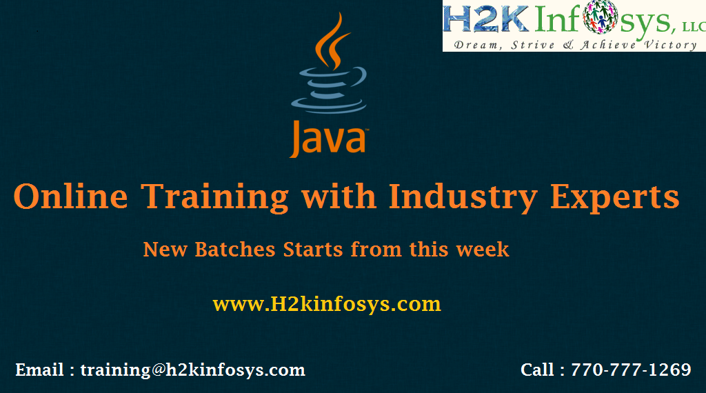 Java Online Training with Certification
