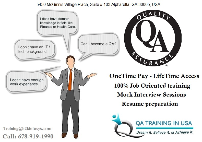 Quality Assurance Online Training in USA with Job