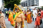 telangana community in London, NRIs Participate in Bonalu Festivities, over 800 nris participate in bonalu festivities in london organized by telangana community, Bonalu