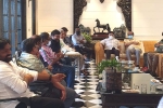 Chiranjeevi breaking news, Tollywood, chiranjeevi chairs a crucial meeting at his home, Tollywood updates