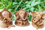how to make bal ganesh with clay, how to make ganesha with paper, how to make eco friendly ganesh idol from clay at home, Ganesh chaturthi
