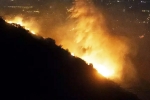 California Wildfire breaking, California Wildfire in Los Angeles, fresh fire erupts in los angeles, Paris hilton