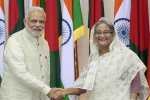 Narendra Modi and Sheikh Hasina, top stories, india s 4 5 billion credit to bangladesh, Teesta
