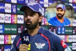 KL Rahul in IPL, KL Rahul innings, kl rahul s interesting remark on rohit sharma, Suniel shetty