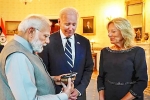 Narendra Modi expensive gifts, Narendra Modi gift to Biden family, modi s 20 000 diamond becomes most expensive gift to biden family, Jill biden