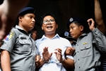 Kyaw Soe Oo, Reuters, myanmar jails reuters reporters for seven years, Rohingya muslims Kyaw Soe Oo, Reuters, myanmar jails reuters reporters for seven years, Rohingya muslims