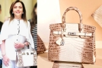 himalaya birkin bags, himalaya birkin bags, nita ambani s crocodile skin handbag worth rs 2 6 cr studded with 240 diamonds goes viral, Handbags