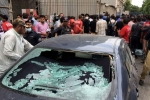 gunmen, stock exchange, four gunmen attacked pakistani stock exchange in karachi, Stock exchange