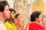 Priyanka Chopra news, Nick Jonas, priyanka chopra with her family in ayodhya, Priest