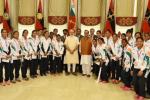 Brazil Olympics Indian athletes, Narendra Modi, modi meets rio olympics bound athletes, Jitu rai Brazil Olympics Indian athletes, Narendra Modi, modi meets rio olympics bound athletes, Jitu rai