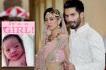 Shahid Kapoor news, Shahid Kapoor baby girl, shahid and mira blessed with a baby girl, Mira rajput