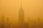 New York smoke, New York pollution levels, smog choking new york, Air pollution