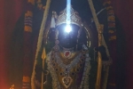 Surya Tilak Ram Lalla idol 2024, Ram Mandir, surya tilak illuminates ram lalla idol in ayodhya, Priest