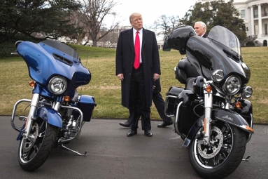 Donald Trump Slams India Over 50 Percent Tariffs on Harley Davidson Motorcycles