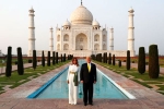 Donald Trump, India visit, president trump and the first lady s visit to taj mahal in agra, Melania trump