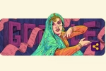 google doodle, madhubala doodle, google celebrates madhubala s 86th birth anniversary, Venus