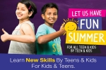 SHREYA KADIYALA, GAUTHAM, this summer enroll your kids in the summer fun activities organised by the youth empowerment foundation, Life style