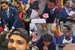 ranveer singh giving flower to elderly woman, ranveer singh giving flower to elderly woman, watch video of ranveer singh giving a flower to an elderly woman is winning hearts, World cup 2019
